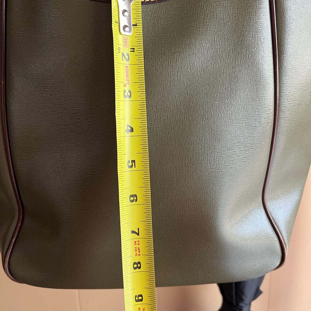 Dooney & Bourke Maddie Saffiano in Green and Brown - Picture 16 of 16